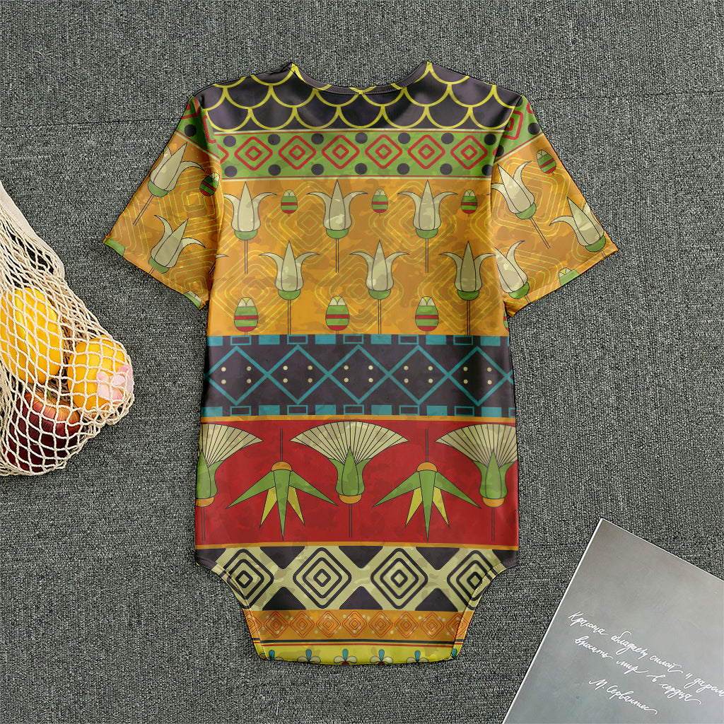 Egyptian Tribal Pattern Print Men's Bodysuit
