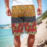 Egyptian Tribal Pattern Print Men's Cargo Shorts