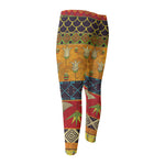 Egyptian Tribal Pattern Print Men's Compression Pants