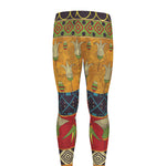 Egyptian Tribal Pattern Print Men's leggings