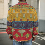 Egyptian Tribal Pattern Print Men's Shirt Jacket