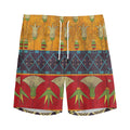 Egyptian Tribal Pattern Print Men's Athletic Shorts