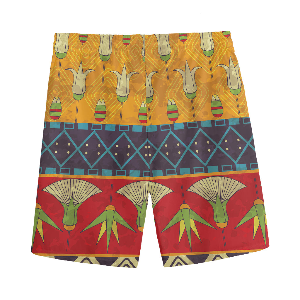 Egyptian Tribal Pattern Print Men's Sports Shorts