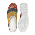 Egyptian Tribal Pattern Print Mesh Casual Shoes