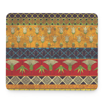 Egyptian Tribal Pattern Print Mouse Pad