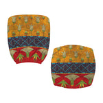 Egyptian Tribal Pattern Print Office Chair Cover