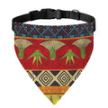 Egyptian Tribal Pattern Print Over The Collar Dog Bandana