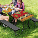 Egyptian Tribal Pattern Print Picnic Table Cover