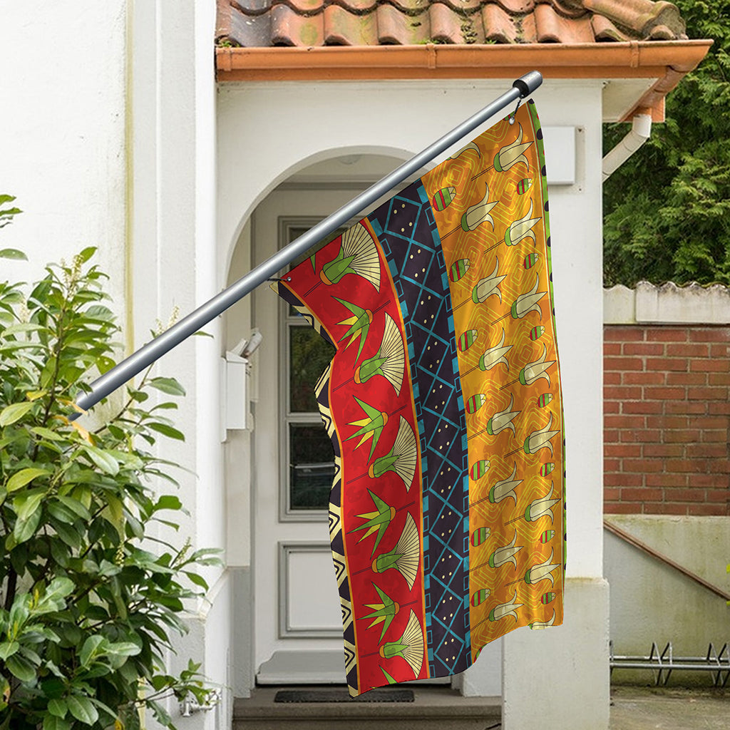 Egyptian Tribal Pattern Print Polyester Flag