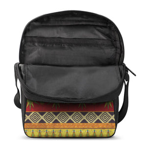 Egyptian Tribal Pattern Print Rectangular Crossbody Bag