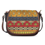 Egyptian Tribal Pattern Print Saddle Bag