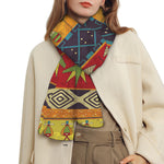 Egyptian Tribal Pattern Print Scarf