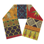 Egyptian Tribal Pattern Print Scarf