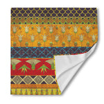 Egyptian Tribal Pattern Print Silk Bandana