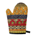 Egyptian Tribal Pattern Print Single Oven Mitt
