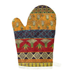 Egyptian Tribal Pattern Print Single Oven Mitt