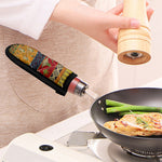 Egyptian Tribal Pattern Print Skillet Handle Cover