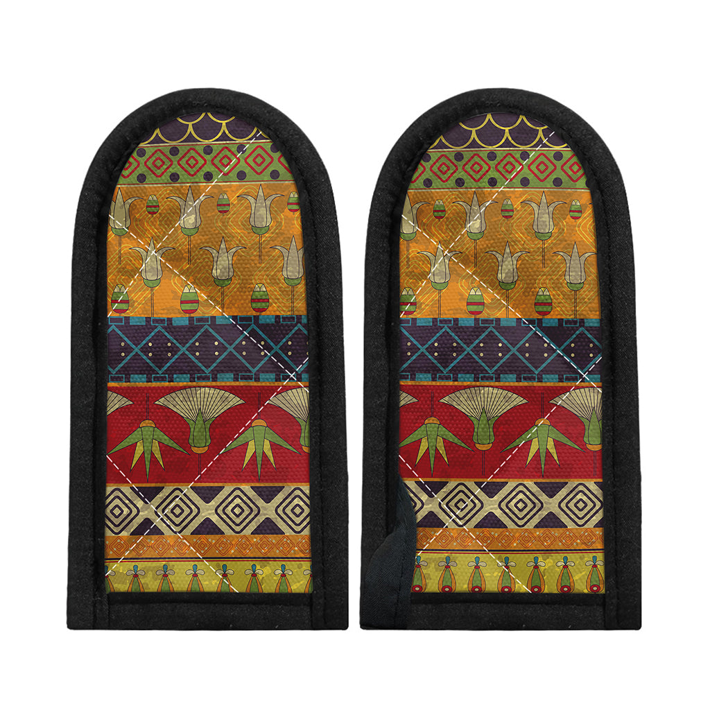 Egyptian Tribal Pattern Print Skillet Handle Cover