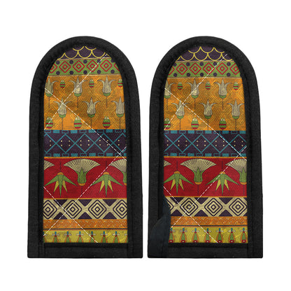 Egyptian Tribal Pattern Print Skillet Handle Cover