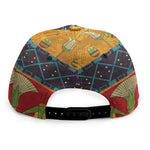 Egyptian Tribal Pattern Print Snapback Cap