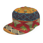 Egyptian Tribal Pattern Print Snapback Cap