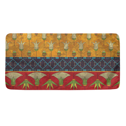 Egyptian Tribal Pattern Print Towel