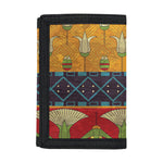 Egyptian Tribal Pattern Print Trifold Wallet