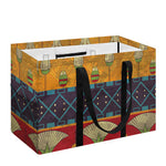 Egyptian Tribal Pattern Print Utility Tote Bag