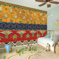 Egyptian Tribal Pattern Print Wall Sticker
