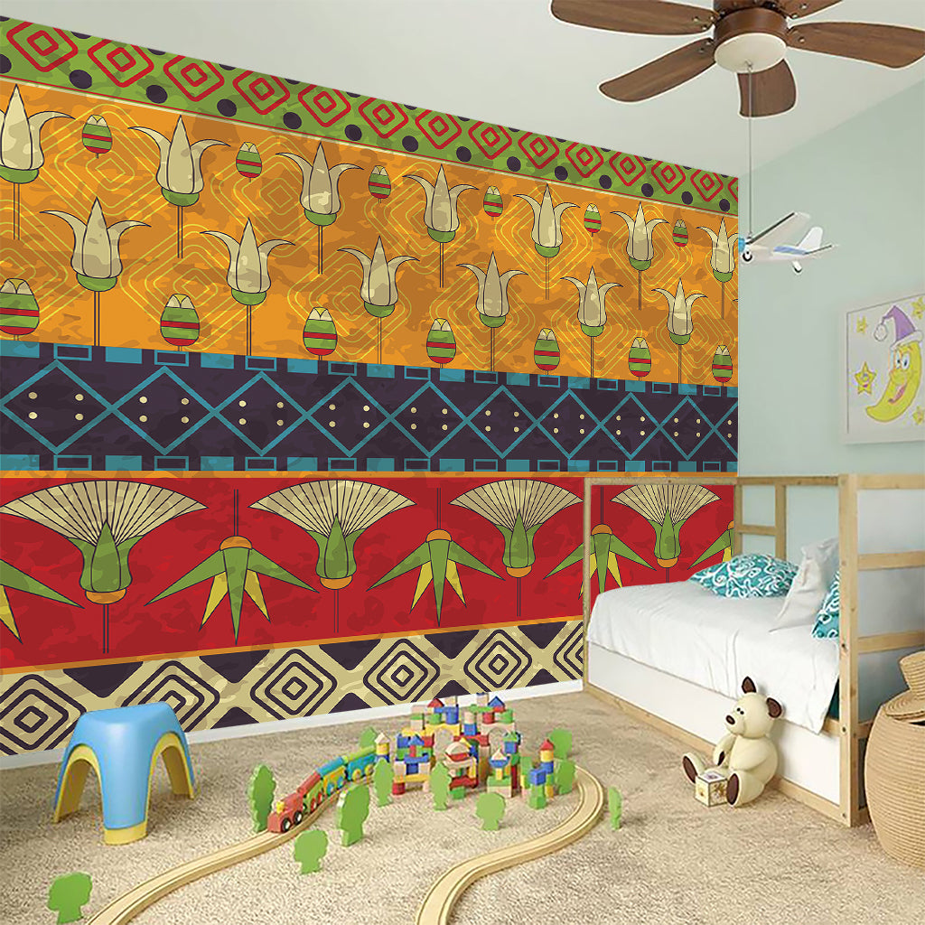 Egyptian Tribal Pattern Print Wall Sticker