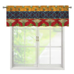 Egyptian Tribal Pattern Print Window Valance