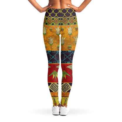 Egyptian Tribal Pattern Print Women's Leggings