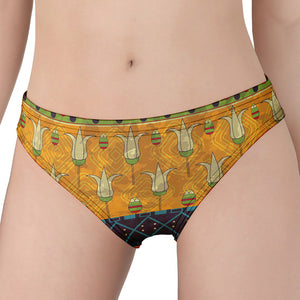 Egyptian Tribal Pattern Print Women's Panties