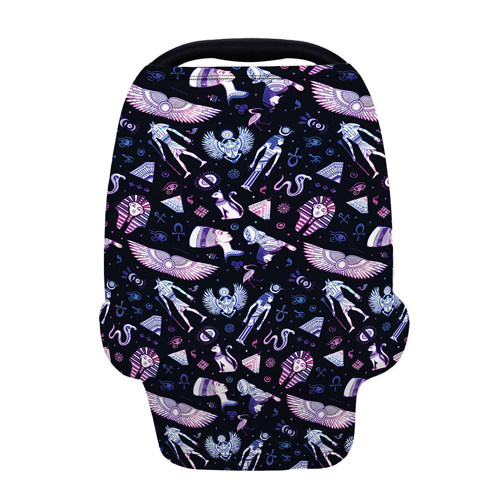 Egyptian Tribal Symbols Print Baby Seat Cover