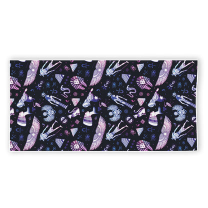 Egyptian Tribal Symbols Print Beach Towel