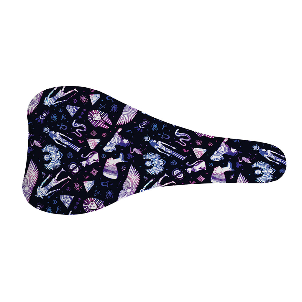 Egyptian Tribal Symbols Print Bicycle Seat Cover
