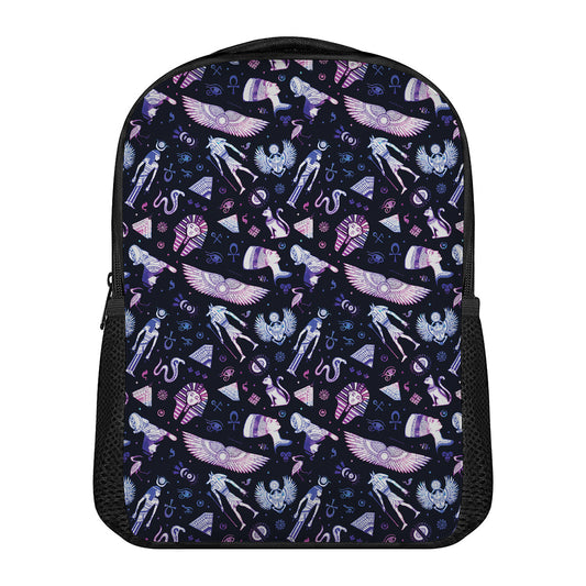 Egyptian Tribal Symbols Print Casual Backpack
