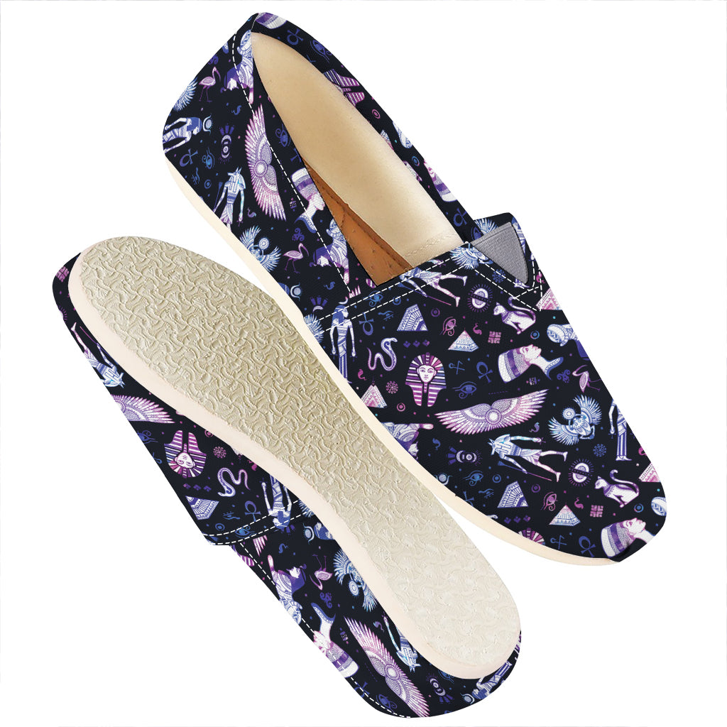 Egyptian Tribal Symbols Print Casual Shoes