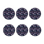 Egyptian Tribal Symbols Print Coaster Set