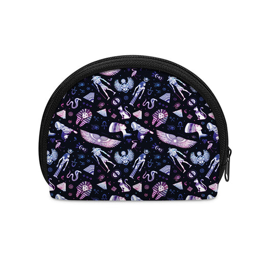 Egyptian Tribal Symbols Print Coin Purse