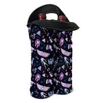 Egyptian Tribal Symbols Print Double Neoprene Wine Tote