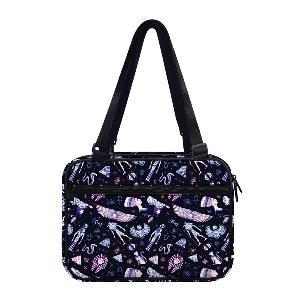 Egyptian Tribal Symbols Print Double Strap Bible Bag