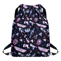 Egyptian Tribal Symbols Print Drawstring Backpack