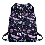 Egyptian Tribal Symbols Print Drawstring Backpack