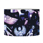 Egyptian Tribal Symbols Print Drum Lamp Shade