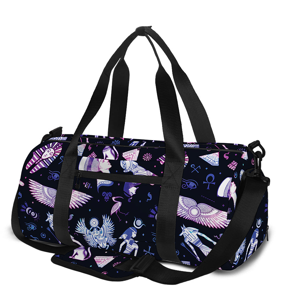 Egyptian Tribal Symbols Print Gym Bag