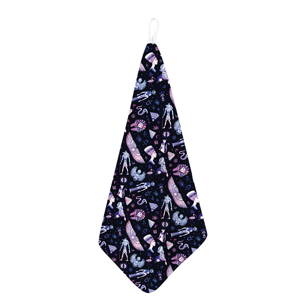 Egyptian Tribal Symbols Print Hand Towel