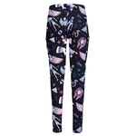 Egyptian Tribal Symbols Print High-Waisted Pocket Leggings