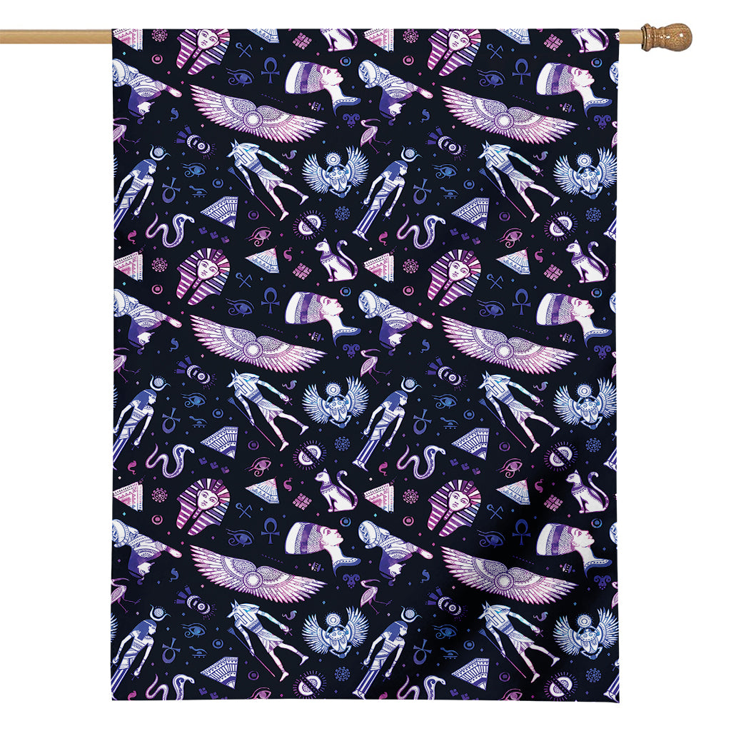 Egyptian Tribal Symbols Print House Flag