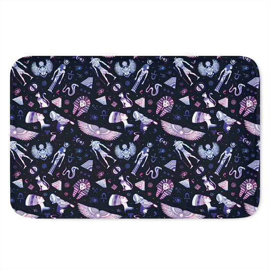 Egyptian Tribal Symbols Print Indoor Door Mat